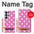 S2358 Pink Polka Dots Case For Samsung Galaxy S25 Ultra