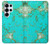 S2377 Turquoise Gemstone Texture Graphic Printed Case For Samsung Galaxy S25 Ultra