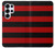S2638 Black and Red Striped Case For Samsung Galaxy S25 Ultra
