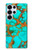 S2688 Aqua Copper Turquoise Gemstone Graphic Case For Samsung Galaxy S25 Ultra