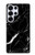 S2895 Black Marble Graphic Printed Case For Samsung Galaxy S25 Ultra