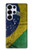 S3297 Brazil Flag Vintage Football Graphic Case For Samsung Galaxy S25 Ultra