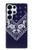 S3357 Navy Blue Bandana Pattern Case For Samsung Galaxy S25 Ultra