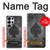 S3446 Black Ace Spade Case For Samsung Galaxy S25 Ultra