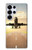 S3837 Airplane Take off Sunrise Case For Samsung Galaxy S25 Ultra