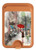 S0108 Girl in The Rain Magnetic Card Holder Wallet Stand with MagSafe for iPhone 16 15 14 13 Pro Max