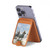 S0250 White Horse Magnetic Card Holder Wallet Stand with MagSafe for iPhone 16 15 14 13 Pro Max