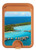S0844 Bora Bora Island Magnetic Card Holder Wallet Stand with MagSafe for iPhone 16 15 14 13 Pro Max