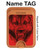 S1090 Red Wolf Magnetic Card Holder Wallet Stand with MagSafe for iPhone 16 15 14 13 Pro Max