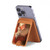 S1144 Xmas Santa Claus Magnetic Card Holder Wallet Stand with MagSafe for iPhone 16 15 14 13 Pro Max