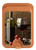 S1316 Grapes Bottle and Glass of Red Wine Magnetic Card Holder Wallet Stand with MagSafe for iPhone 16 15 14 13 Pro Max