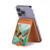S1377 Ocean Sea Turtle Magnetic Card Holder Wallet Stand with MagSafe for iPhone 16 15 14 13 Pro Max