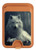 S1516 White Wolf Magnetic Card Holder Wallet Stand with MagSafe for iPhone 16 15 14 13 Pro Max