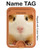 S1619 Cute Guinea Pig Magnetic Card Holder Wallet Stand with MagSafe for iPhone 16 15 14 13 Pro Max
