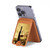 S2042 A Grape Vineyard Grapes Bottle Red Wine Magnetic Card Holder Wallet Stand with MagSafe for iPhone 16 15 14 13 Pro Max