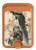 S2086 Peacock Painting Magnetic Card Holder Wallet Stand with MagSafe for iPhone 16 15 14 13 Pro Max