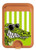 S2323 Funny Green Alligator Crocodile Magnetic Card Holder Wallet Stand with MagSafe for iPhone 16 15 14 13 Pro Max