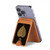 S2331 Gold Leaf Buddhist Om Symbol Magnetic Card Holder Wallet Stand with MagSafe for iPhone 16 15 14 13 Pro Max