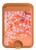 S2543 Japanese Kimono Style Flower Pattern Magnetic Card Holder Wallet Stand with MagSafe for iPhone 16 15 14 13 Pro Max