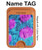 S2757 Monster Fur Skin Pattern Graphic Magnetic Card Holder Wallet Stand with MagSafe for iPhone 16 15 14 13 Pro Max