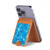 S2788 Blue Water Swimming Pool Magnetic Card Holder Wallet Stand with MagSafe for iPhone 16 15 14 13 Pro Max