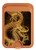 S2804 Chinese Gold Dragon Printed Magnetic Card Holder Wallet Stand with MagSafe for iPhone 16 15 14 13 Pro Max