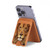 S2870 Lion King of Beasts Magnetic Card Holder Wallet Stand with MagSafe for iPhone 16 15 14 13 Pro Max