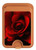 S2898 Red Rose Magnetic Card Holder Wallet Stand with MagSafe for iPhone 16 15 14 13 Pro Max