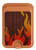 S2988 Rally Car Tire Fire Magnetic Card Holder Wallet Stand with MagSafe for iPhone 16 15 14 13 Pro Max