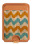 S3033 Vintage Wood Chevron Graphic Printed Magnetic Card Holder Wallet Stand with MagSafe for iPhone 16 15 14 13 Pro Max