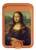 S3038 Mona Lisa Da Vinci Painting Magnetic Card Holder Wallet Stand with MagSafe for iPhone 16 15 14 13 Pro Max