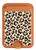 S3374 Fashionable Leopard Seamless Pattern Magnetic Card Holder Wallet Stand with MagSafe for iPhone 16 15 14 13 Pro Max
