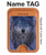 S3410 Wolf Dream Catcher Magnetic Card Holder Wallet Stand with MagSafe for iPhone 16 15 14 13 Pro Max