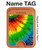 S3422 Tie Dye Magnetic Card Holder Wallet Stand with MagSafe for iPhone 16 15 14 13 Pro Max