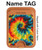 S3459 Tie Dye Magnetic Card Holder Wallet Stand with MagSafe for iPhone 16 15 14 13 Pro Max