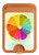 S3493 Colorful Lemon Magnetic Card Holder Wallet Stand with MagSafe for iPhone 16 15 14 13 Pro Max