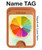 S3493 Colorful Lemon Magnetic Card Holder Wallet Stand with MagSafe for iPhone 16 15 14 13 Pro Max