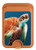 S3497 Green Sea Turtle Magnetic Card Holder Wallet Stand with MagSafe for iPhone 16 15 14 13 Pro Max