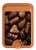 S3840 Dark Chocolate Milk Chocolate Lovers Magnetic Card Holder Wallet Stand with MagSafe for iPhone 16 15 14 13 Pro Max