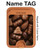 S3840 Dark Chocolate Milk Chocolate Lovers Magnetic Card Holder Wallet Stand with MagSafe for iPhone 16 15 14 13 Pro Max