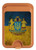 S3858 Ukraine Vintage Flag Magnetic Card Holder Wallet Stand with MagSafe for iPhone 16 15 14 13 Pro Max