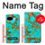 S2688 Aqua Copper Turquoise Gemstone Graphic Case For Google Pixel 9a