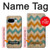 S3033 Vintage Wood Chevron Graphic Printed Case For Google Pixel 9a