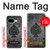 S3446 Black Ace Spade Case For Google Pixel 9a