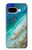 S3920 Abstract Ocean Blue Color Mixed Emerald Case For Google Pixel 9a