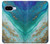 S3920 Abstract Ocean Blue Color Mixed Emerald Case For Google Pixel 9a