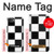 S2492 Black and White Check Case For iPhone 16e, 17e