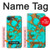 S2688 Aqua Copper Turquoise Gemstone Graphic Case For iPhone 16e