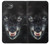 S2823 Black Wolf Blue Eyes Face Case For iPhone 16e, 17e