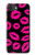S2933 Pink Lips Kisses on Black Case For iPhone 16e